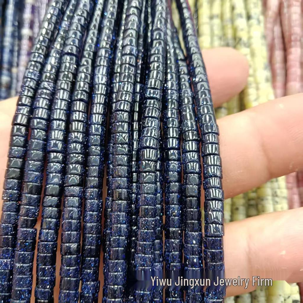 2x4 мм Натуральный Агатовый Камень Разделительные Бусины для DIY Изготовления Украшений - Свободные Полуфабрикаты в Наличии