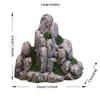Resin Crafts Miniature Rockery Ornaments Simulation Mountain Stone Statue Fake Mountain  Dollhouse