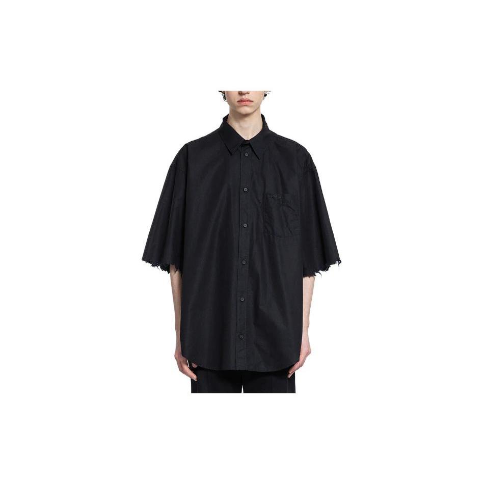 Balenciaga Distressed Cotton Shirt 791208TNM601000