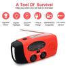 Multifunctional Emergency Radio with LED Flashlight FM AM WB NOAA Solar Radio Hand Crank Powered 600mAh