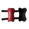 Double-row strap football leg guards for adults and children. Competition and training protective gear for sports and cycling. L 1