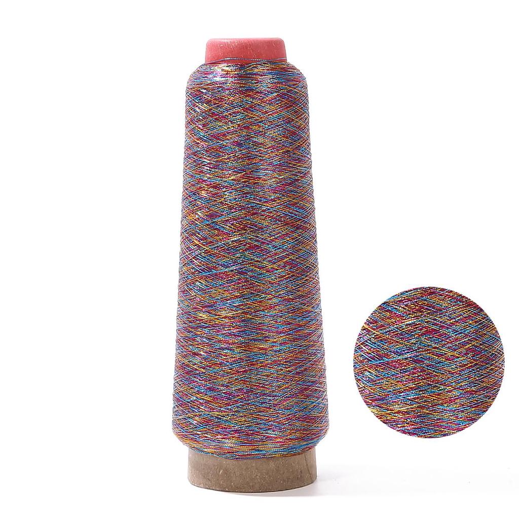 1шт 17 см x 6 см полиэстер цилиндрической формы швейная нить золотого и серебряного цвета для вышивания