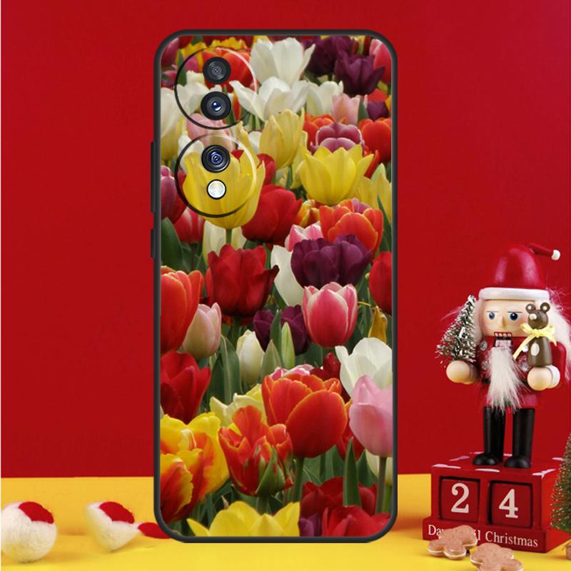Tulip Flower Colorful Case For Honor Magic 8 5 6 7 Lite Honor Win X9b X9c X9a X8c X8b 50 70 90 200 400 Pro Cover