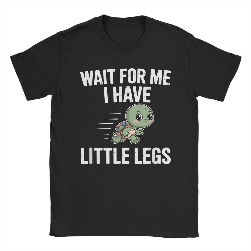 Wait for Me I Have Little Legs Penguin T Shirt Beach Pure Cotton T Shirts For Unisex Novelty Loose Tshirt Short Sleeves Tees
