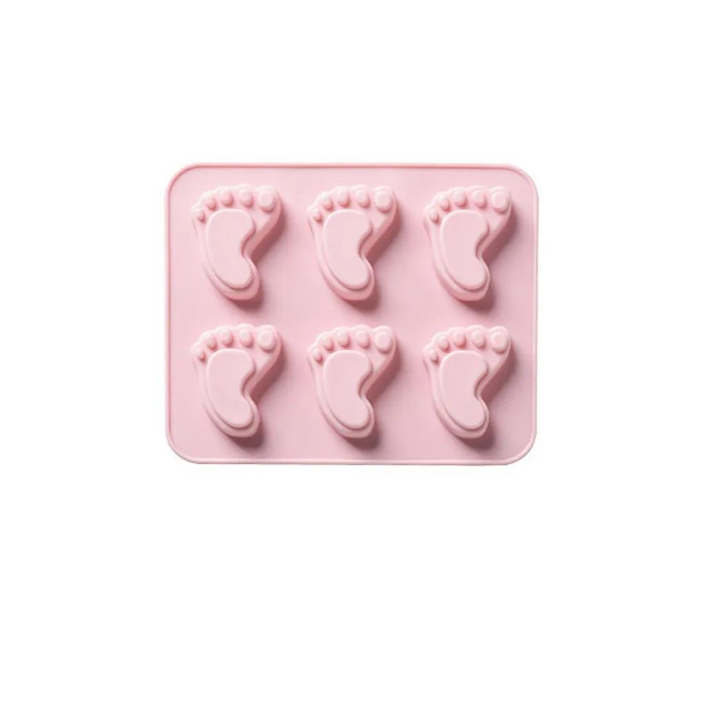 Силиконовая форма для ног Fondant Mould инструменты для украшения торта Chocolate Sugar Craft Cake Mold Силиконовые формы для выпечки для помадки