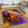 HD Pretty Flower Daisy Rose Chrysanthemum Carpet Rug для дома, гостиной, спальни, дивана, коврика для двери, декора, детский коврик, нескользящий коврик