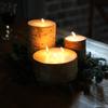 Dulton Birchwood Log Candle Medium Creates a Natural Warmth Candle Made of White Birch Height 15cm Diameter 10.5cm XR23-0579M
