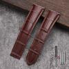19мм 20мм 21мм 22мм для часов Omega Seamster Оригинальный кожаный ремешок для часов Прочная стальная раскладывающаяся застежка Бамбуковые кожаные ремешки для часов