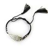 [N4630] - Black Silver 'Navajos' Ethnic Bracelet