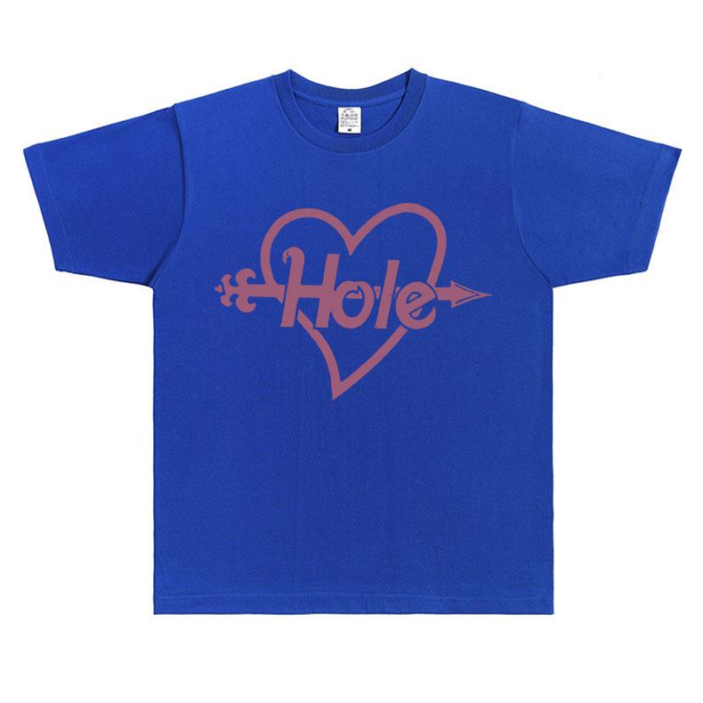 Альтернативная рок-группа Hole Футболка с графическим принтом розового сердца и стрелы Футболки Кортни Лав Мужские Женские Готические Футболки Оверсайз