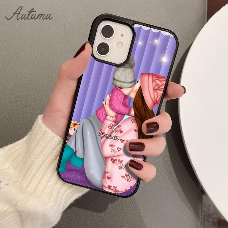 Чехол для телефона «Мама, мама, мама, девочка, королева» для iPhone 11, 12, 13, 14 Pro Max mini XR XS SE 2020, 7, 8 Plus, Samsung S21 S22