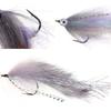 4Colors Big Articulated Streamer Fly Tying Fishing Lure 2Hooks Big Game Streamer Fly Metal Fish Mask Fly Fishing