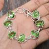 Tsavorite Gemstone Handmade Solid 925 Sterling Silver Bracelet For Women