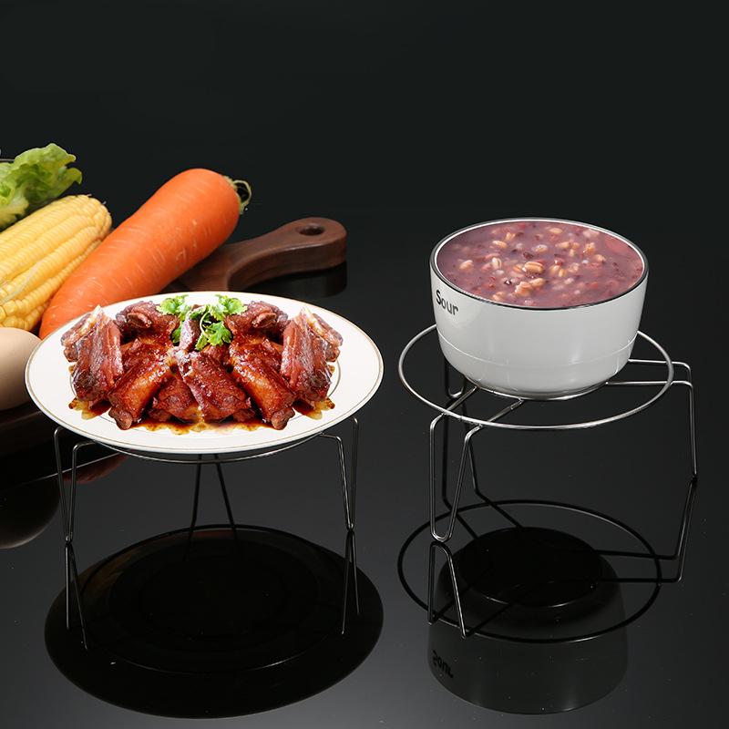 Стойка для пароварки из нержавеющей стали, многофункциональная миска, кастрюля, противень для варки на пару, пельмени, яйца, подставка для гриля, кухонная утварь, аксессуары