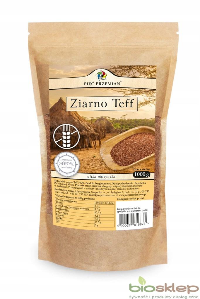 Five Transformations gluten-free teff grain 1000 g