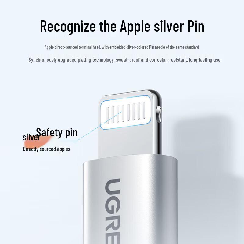 Ugreen Кабель MFi USB-C — Lightning для быстрой зарядки