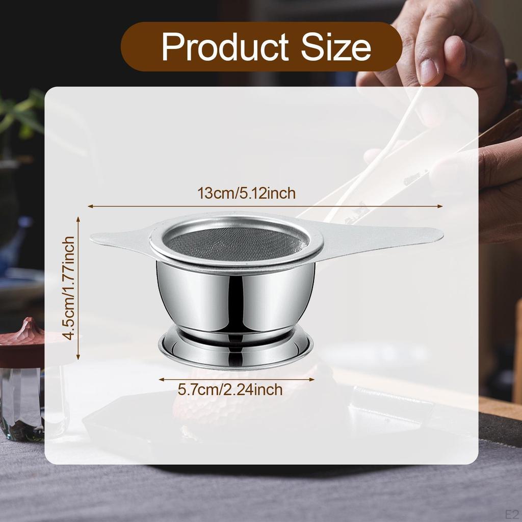 Набор чайных ситечек из нержавеющей стали Мелкая сетка Кружки Чайники Чашки Сито Домашнее использование Подарок Суп Отель Миски