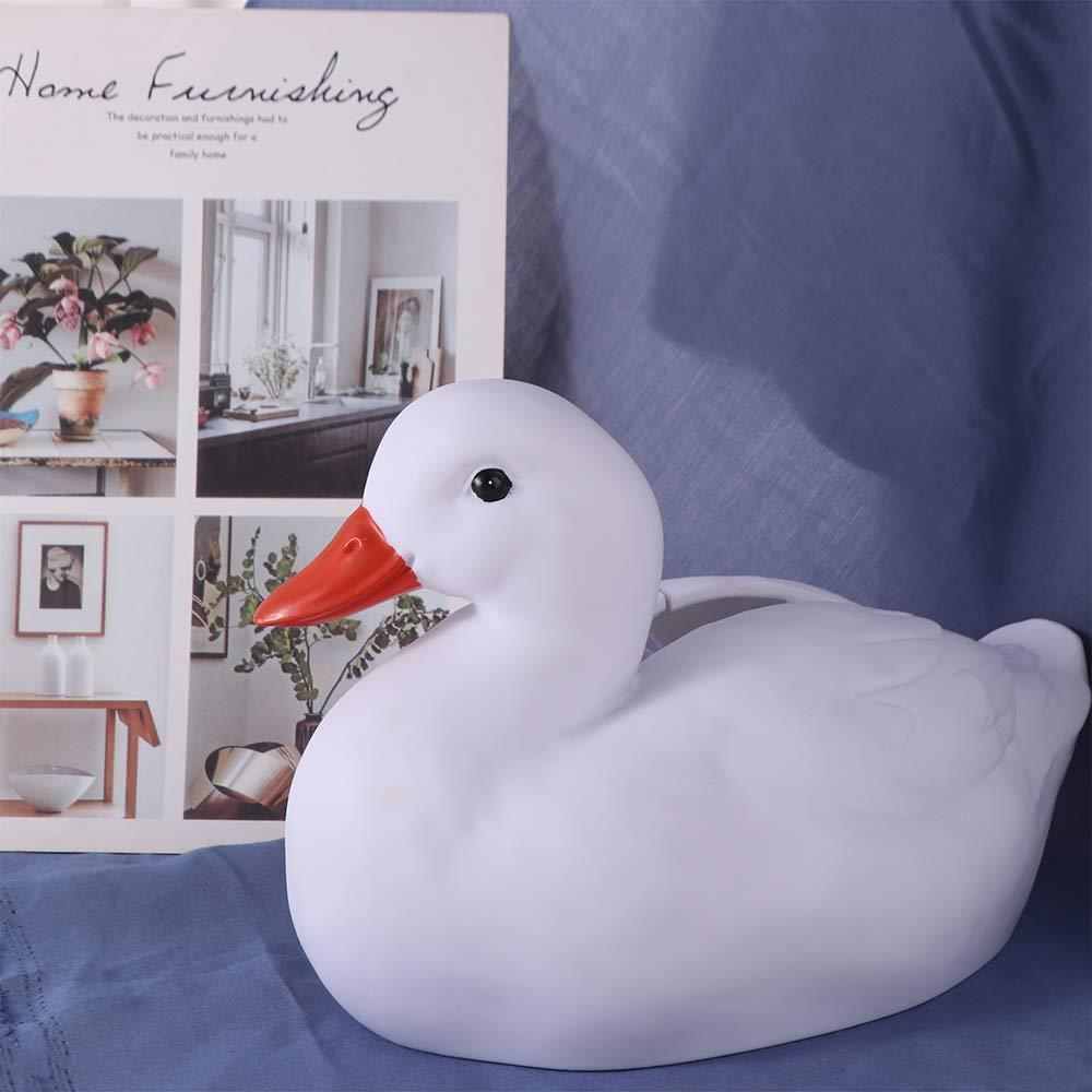 Water-proof Resin Duck Tissue Box Hollow Bottom Creative Paper Storage Case Living Room