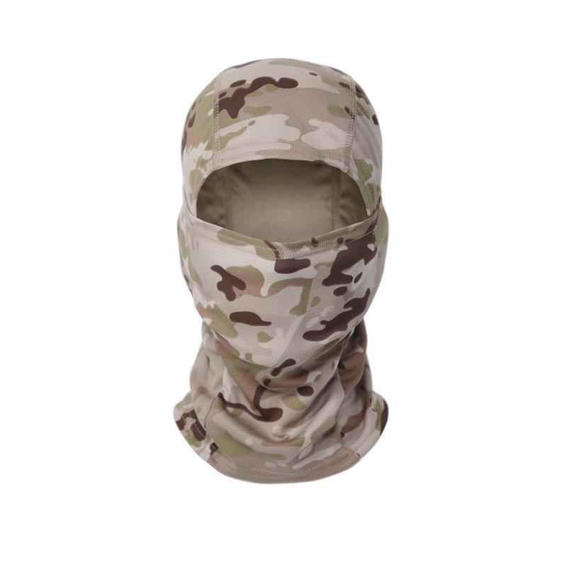 Men's Outdoor Cycling Tactical Camouflage Balaclava Sunscreen Skullcap Helmet Liner