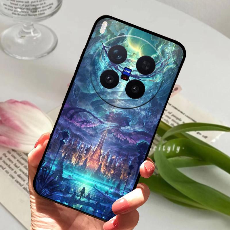 Чехол для VIVO X300 Pro X300Pro 5G Модный Силиконовый Мягкий ТПУ Ударопрочный Защитный Задняя Крышка Для VIVO X 300 Pro V2502A Чехол для Телефона