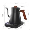 Electric Gooseneck Pour Over Kettle Temp Control 1200W Quick Boil for Office Black