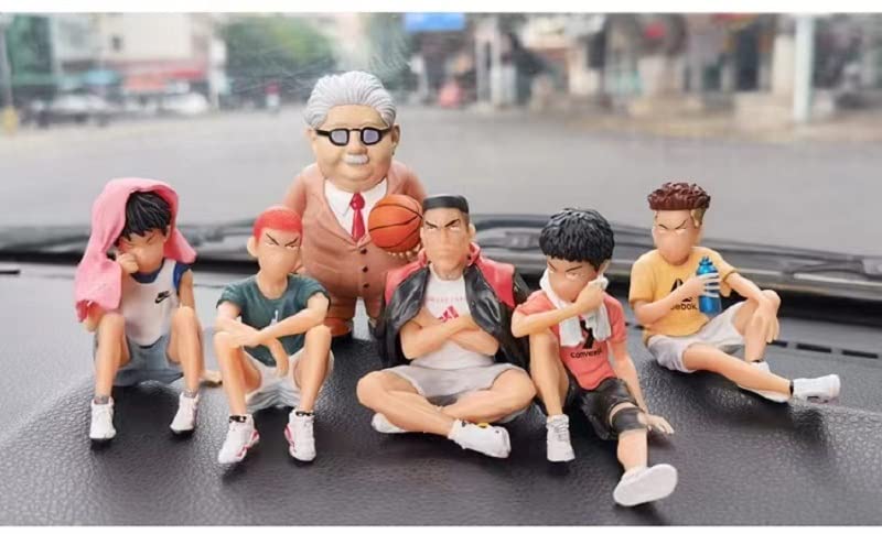 Фигурка Slam Dunk Hanamichi Sakuragi Ryota Miyagi Hisashi Mitsui Kaede Rukawa Модель игрушки Аниме Фигурка Набор из 5 типов примерно. 7-8cm