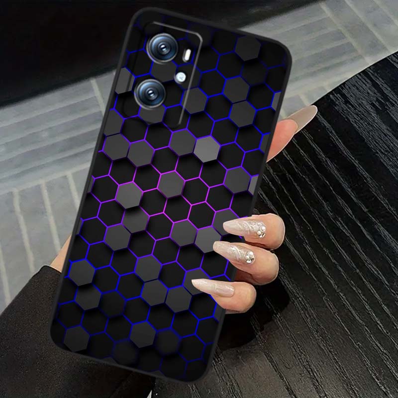 Технологичное Арт Иллюстрация Для OPPO Reno 5 6 7 A96 A40 A58 Realme GT A74 A78 Neo2 A74 A78 Find X5 X3 X7 X8 Черный Чехол Для Телефона