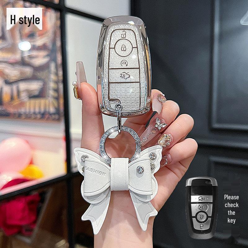 Роскошная крышка для ключа для моделей Ford Mondeo, Edge, Explorer и Escort.