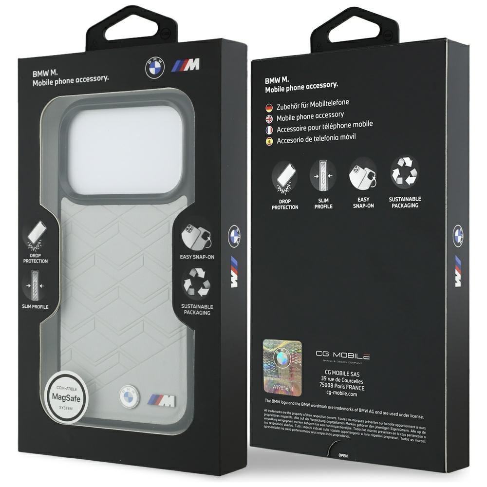 BMW M Shape Logo MagSafe Case for iPhone 17 Pro Gray