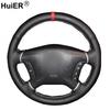 Ручная строчка Чехол на руль для Mitsubishi Pajero 2007-2014 Galant 2012
