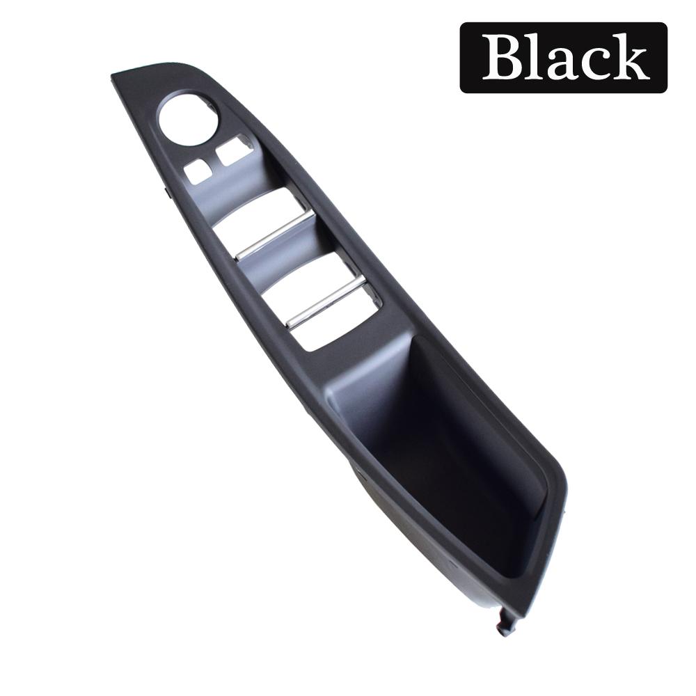 For Bmw 5 Series F10 F11 F18 Door Inner Handle Left Front Door Interior Door Panel Driver'S Seat Button Switch Frame Storage Box