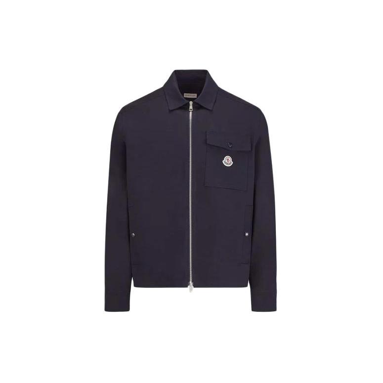 Moncler Shirt Men's Marine Blue J10912F0000257448781
