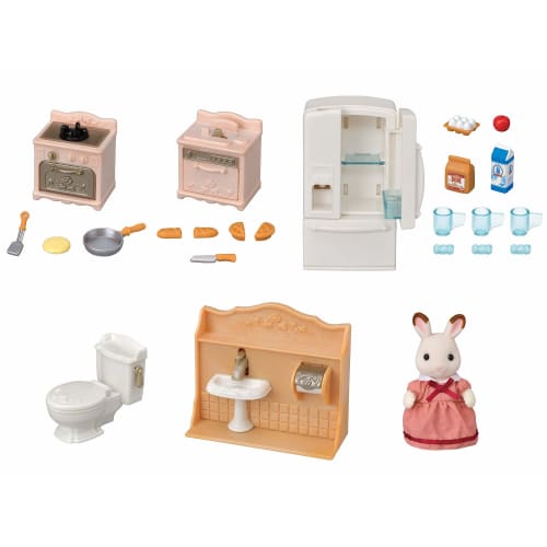 Набор кукол/мебели Sylvanian Families [Много игр! First Furniture Set] SE-203 ST Mark Сертификация для детей от 3 лет и старше Игрушечный кукольный домик Sylvanian Famil