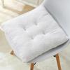 Extra Thick Fluffy Velvet Cushion Pad for Long Sitting - Large Round Chair or Floor Mat