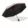 1pc Hello Kitty Pattern Umbrella with Plastic Handle,Suitable for All Seasons Home Travel Outdoor UmbrellaSanlio037