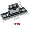 Разъем USB 3.1 Type C с монтажной пластиной на винтах, Type-C USB Jack 3.1 Type-C 4-контактный 2-контактный разъем мама, Порт для зарядки