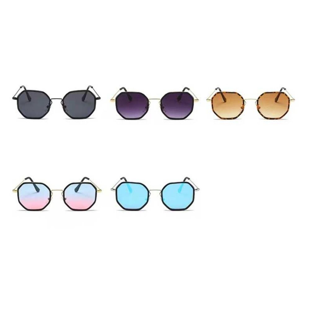 Retro Windproof Sunglasses Outdoor Small Frame Eyewear New Polygonal Sunglasses