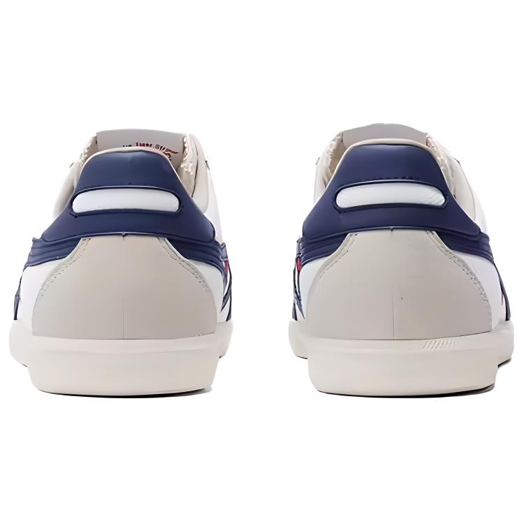 ONITSUKA TIGER Tokuten Слипоны Повседневные Удобные Нескользящие Прочные Низкие Кеды для Скейтбординга Унисекс кроссовки Белый Синий 1183C129-100