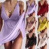 Women's Fashion Sexy Lace Sexy Sling Nightdress Solid Color Underwear
