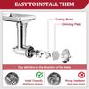 Металлическая насадка-мясорубка для миксеров KitchenAid, включает насадки для набивки колбас, прочная мясорубка-кухонный комбайн для