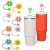 Cup Accessories Drinking Dust Cap Reusable Straw Tips Cover New Silicone Straw Plug  Water Glass