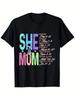 She Is Mom Christian Mother's Day Mama Religious T Shirt Fashionable Men's TShirt Super Soft Breatha