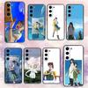 A-Аниме S-Судзумэ Чехол для телефона Samsung Galaxy A73,A72,A71,A70,A53,A52,A51,Другие Мягкий черный чехол