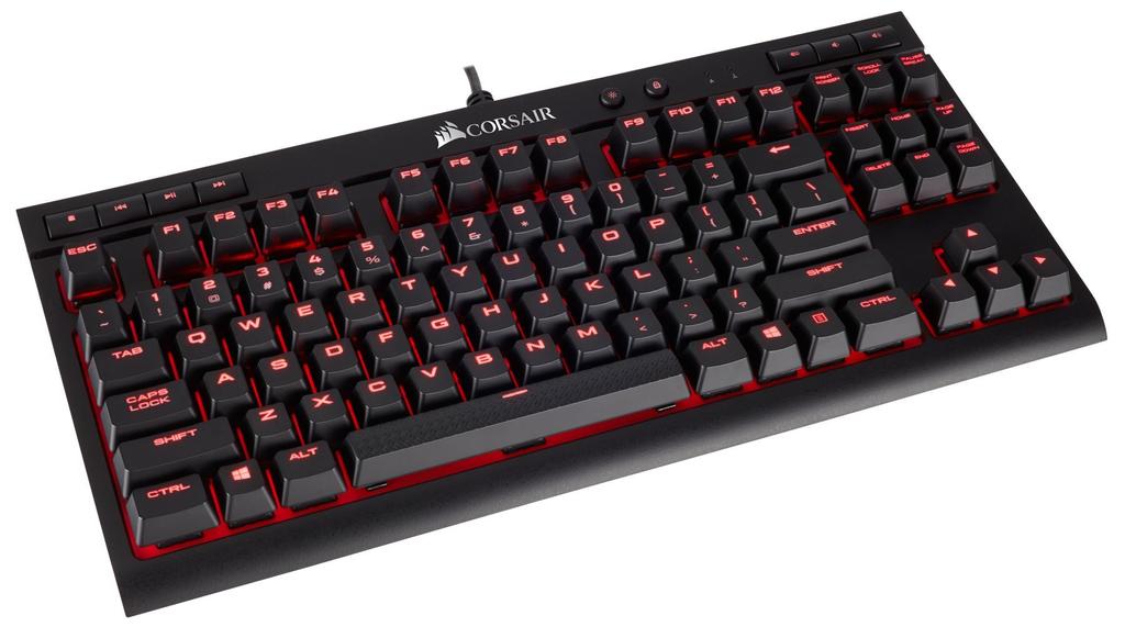 CORSAIR Corsair K63 Red LED игровая клавиатура без цифрового блока с клавишами Cherry MX Red KB395 USB-A - японская клавиатура - [компактный переключатель] CH-9115020-JP