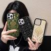 Американские Роскошные Винтажные Узоры PC+TPU Защитный Чехол для Телефона Для IPhone 17 16 Pro Max 15 Plus 14 13 12 11 Чехол