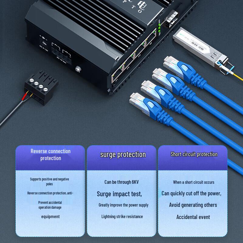 Промышленный 5-портовый гигабитный Ethernet-коммутатор Zhongke Optoelectronics