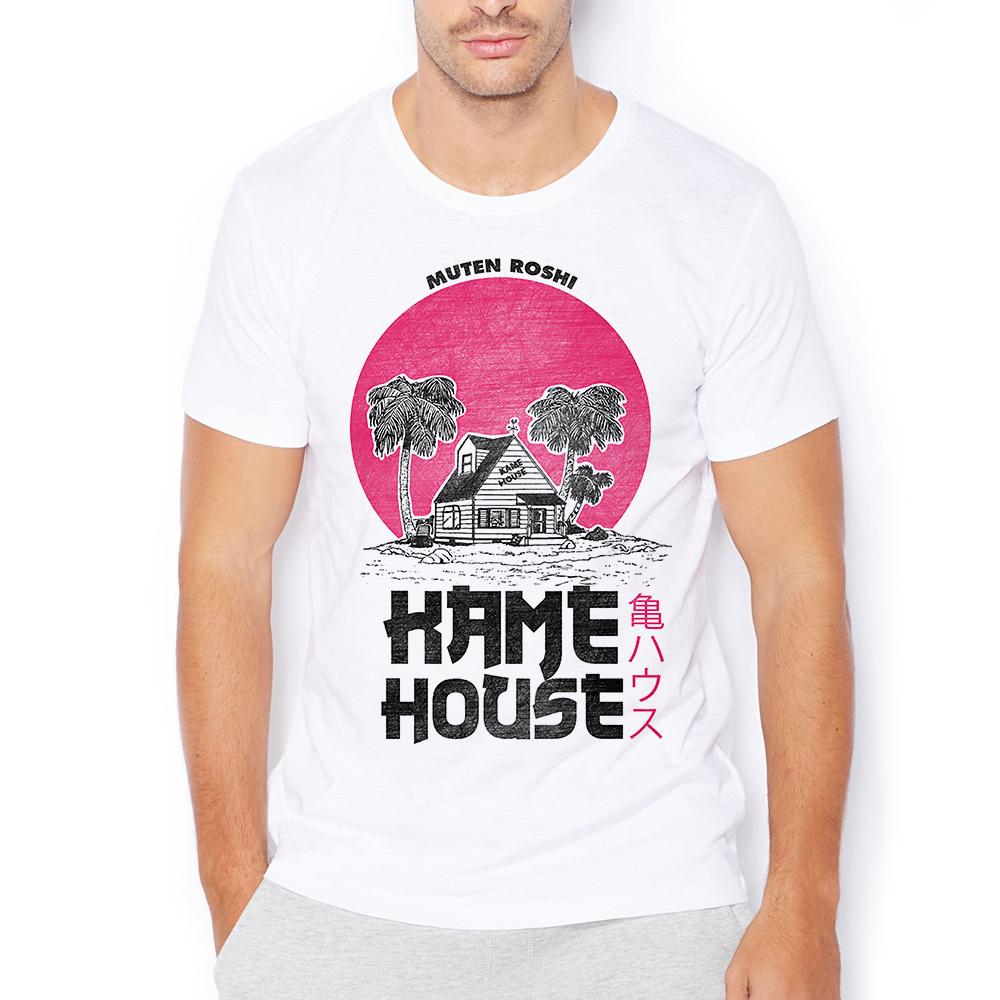 Master Roshi Kame Sennin house funny anime tshirt men women white short sleeve casual homme fem