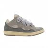 Thick Shoelaces Platform Bread Shoes, Retro Casual Rainbow Graffiti Purple Black Gold Brown White Fluorescent Green