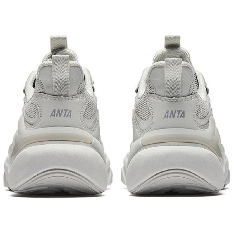 Anta Chao Bai 6.0 Удобные Универсальные Амортизирующие Нескользящие Прочные Низкие Повседневные Кроссовки Мужские Сникерсы Бежевый Розовый Серый 112518841-2