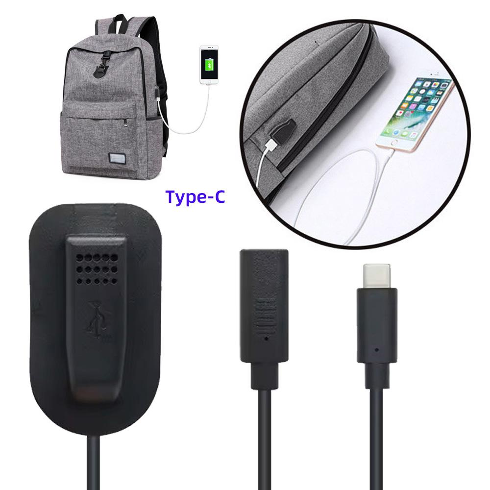 UC-172 USB-C 65 Вт Type-C Папа-Мама Удлинительный Кабель для Зарядки в Дороге, на Отдыхе, в Палатке, в Рюкзаке